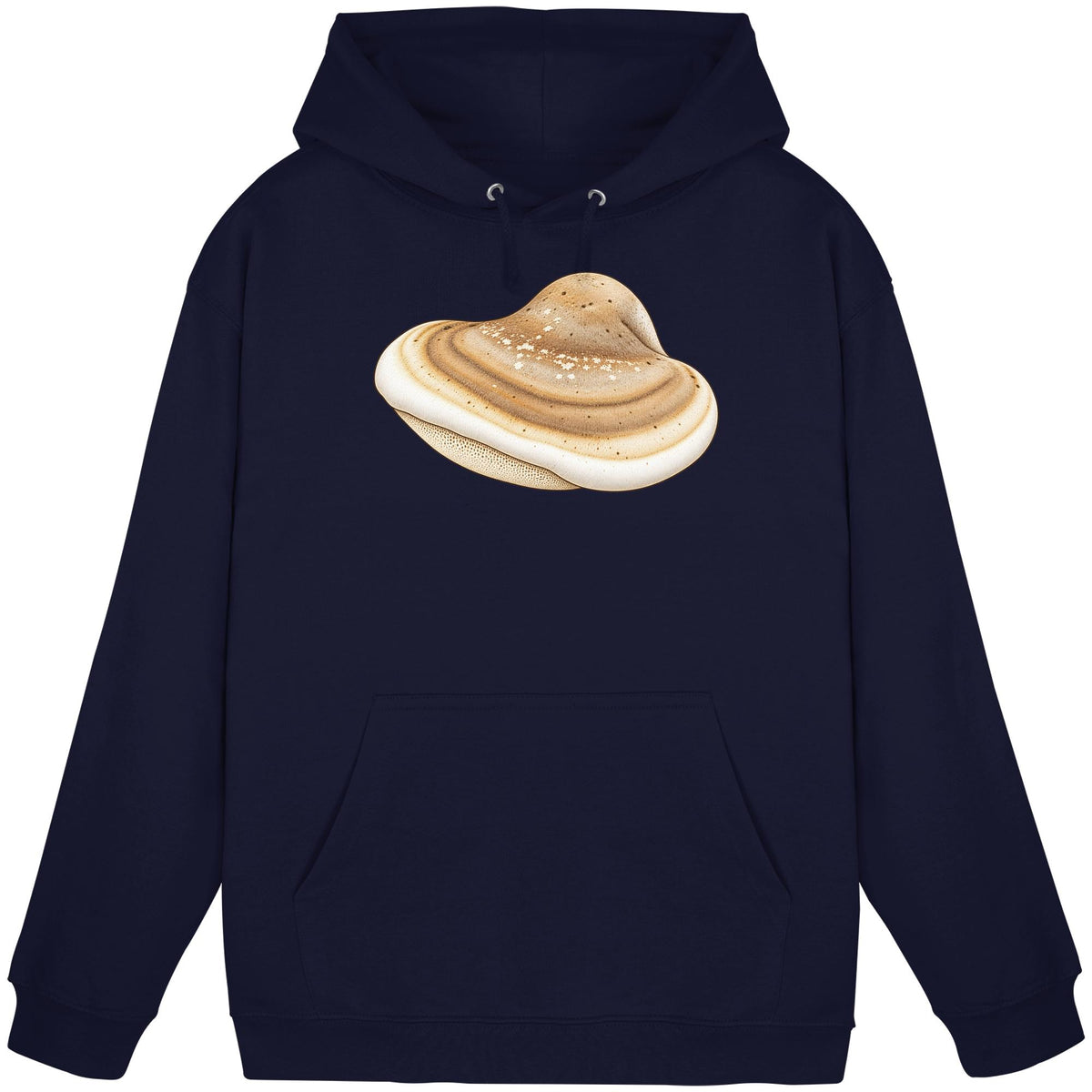 Birkenporling – Hoodie für Männer und Frauen – Navy – Produktansicht