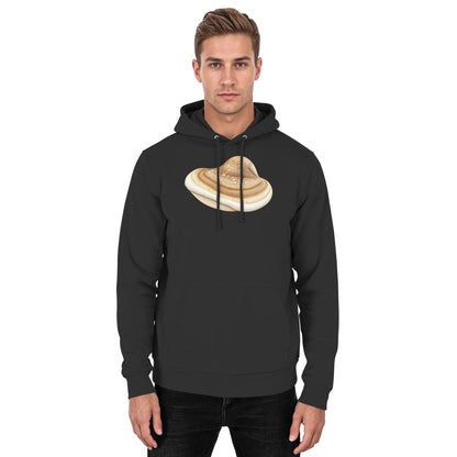 Birkenporling – Hoodie für Männer und Frauen – Schwarz – Model Mann