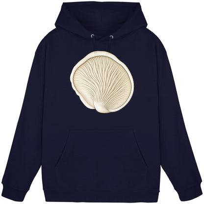 Fenchelseitling Hoodie – Navy – Produktansicht