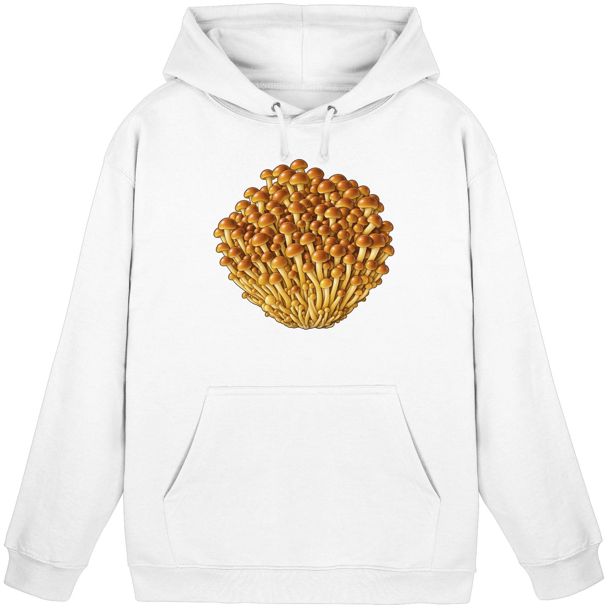 Golden Enoki – Hoodie für Männer und Frauen – Arctic White – Produktansicht