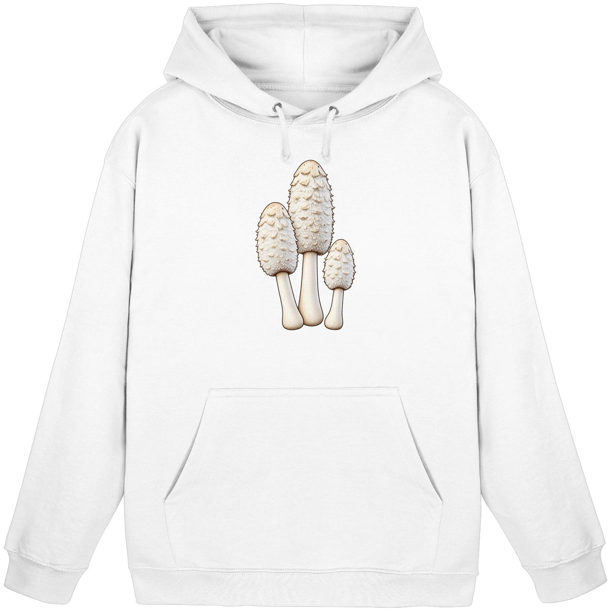 Schopftintling – Hoodie für Männer und Frauen – Arctic White – Produktansicht