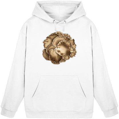 Kastanienseitling – Hoodie für Männer und Frauen – Arctic White – Produktansicht