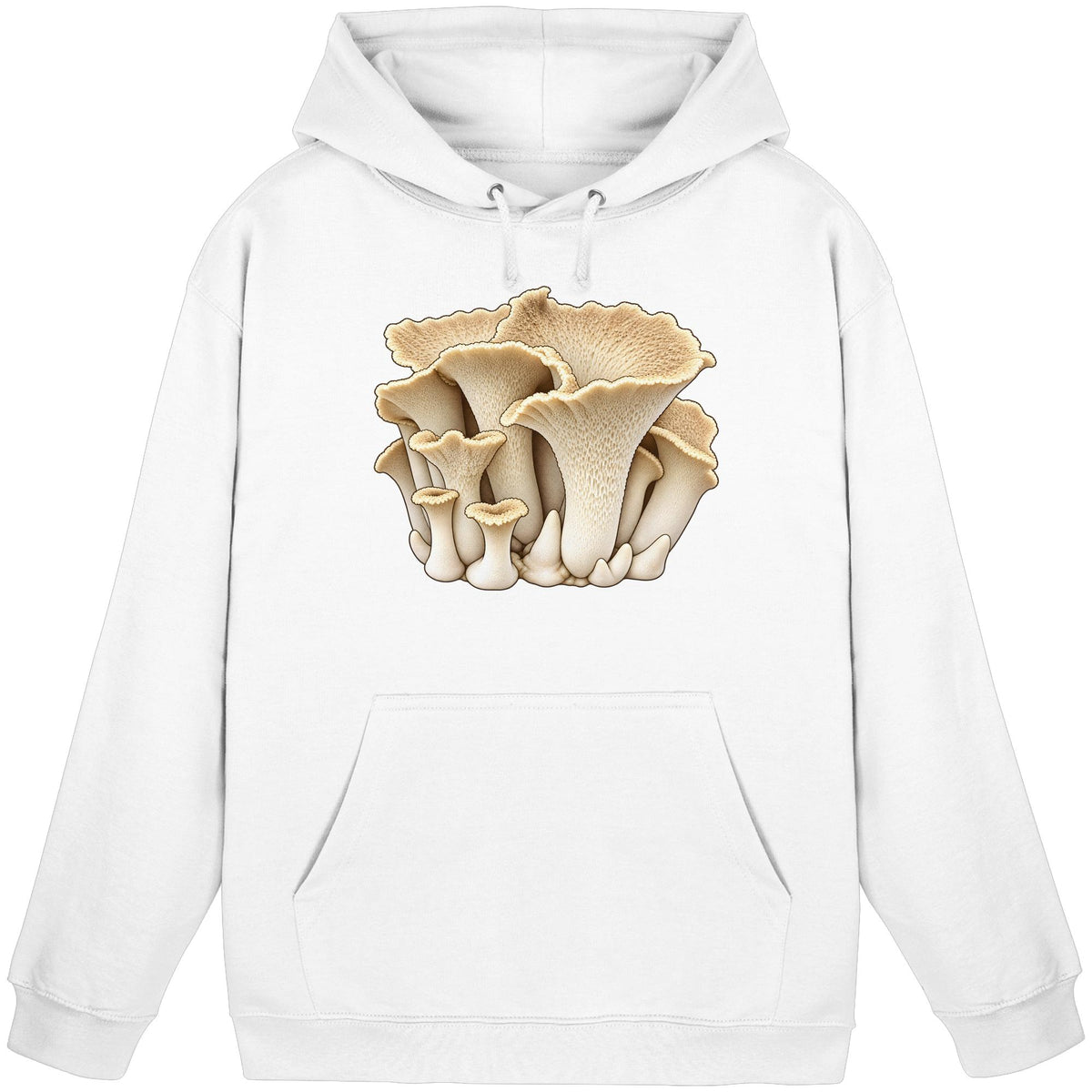 Sklerotienporling – Hoodie für Männer und Frauen – Arctic White – Produktansicht