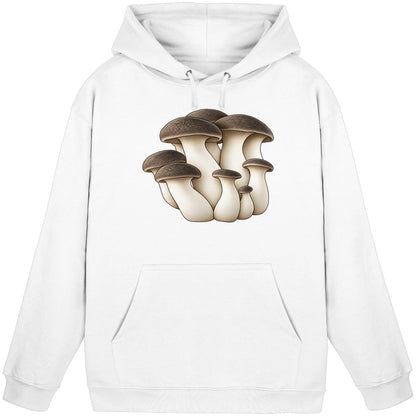 Black Pearl King Oyster – Hoodie für Männer und Frauen – Arctic White – Produktansicht