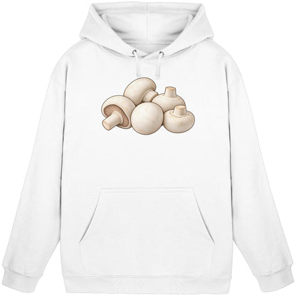 Champignon – Hoodie für Männer und Frauen – Arctic White – Produktansicht