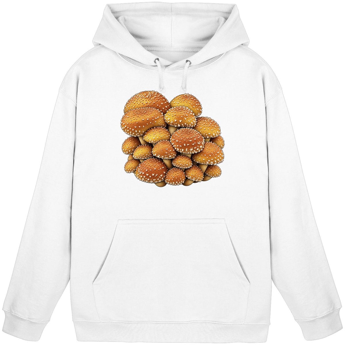 Chestnut – Hoodie für Männer und Frauen – Arctic White – Produktansicht
