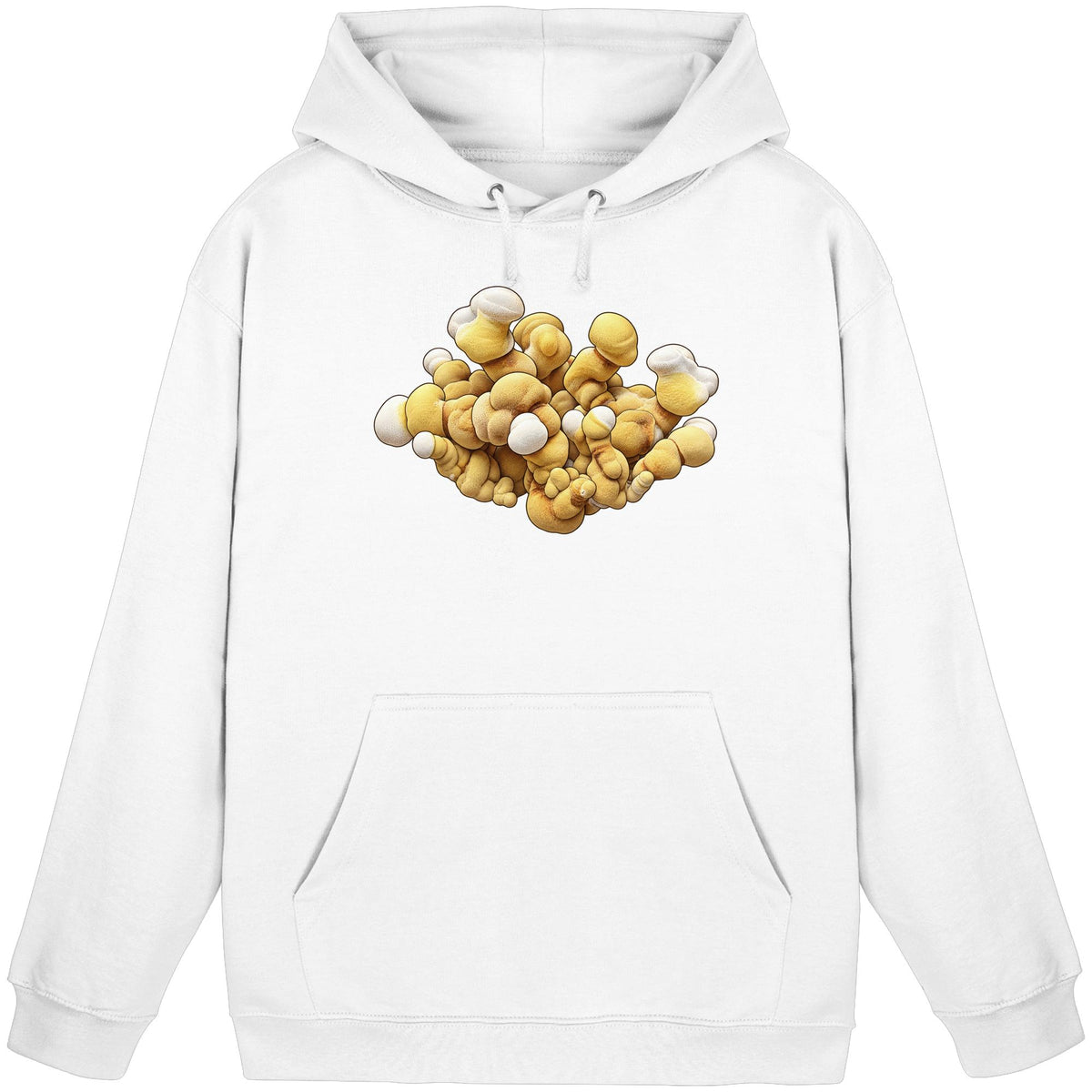 Antler Reishi – Hoodie für Männer und Frauen – Arctic White – Produktansicht
