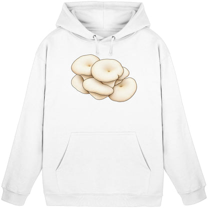 Espenseitling – Hoodie für Männer und Frauen – Arctic White – Produktansicht