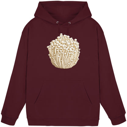Enoki – Hoodie für Männer und Frauen – Burgundy – Produktansicht