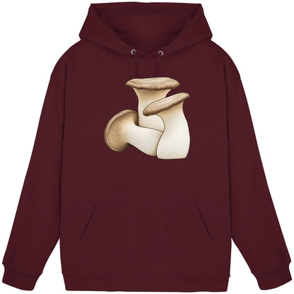 Kräuterseitling – Hoodie für Männer und Frauen – Burgundy – Produktansicht