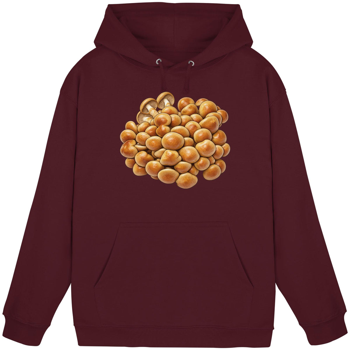 Nameko – Hoodie für Männer und Frauen – Burgundy – Produktansicht