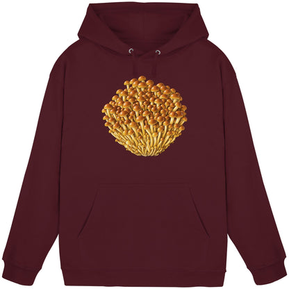 Golden Enoki – Hoodie für Männer und Frauen – Burgundy – Produktansicht
