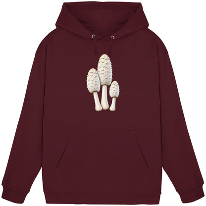 Schopftintling – Hoodie für Männer und Frauen – Burgundy – Produktansicht