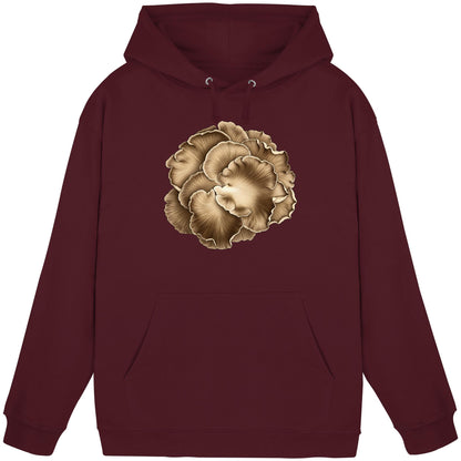 Kastanienseitling – Hoodie für Männer und Frauen – Burgundy – Produktansicht