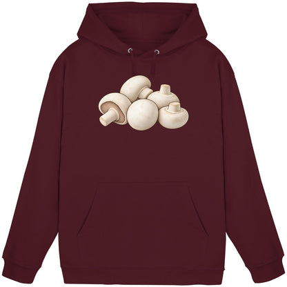 Champignon – Hoodie für Männer und Frauen – Burgundy – Produktansicht