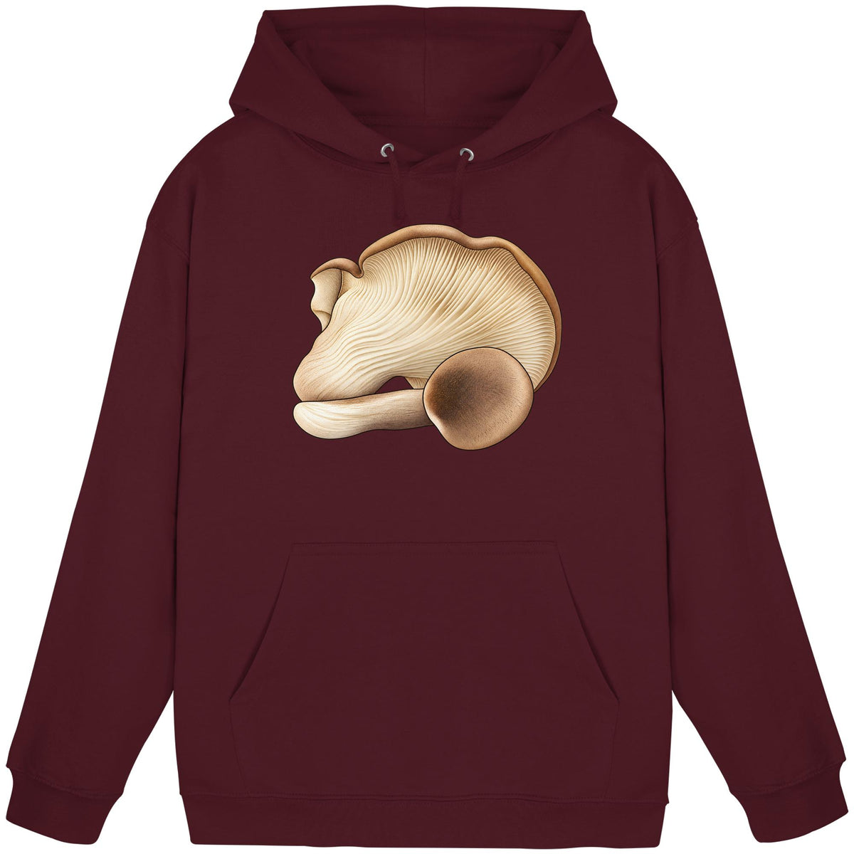 Abalone – Hoodie für Männer und Frauen – Burgundy – Produktansicht