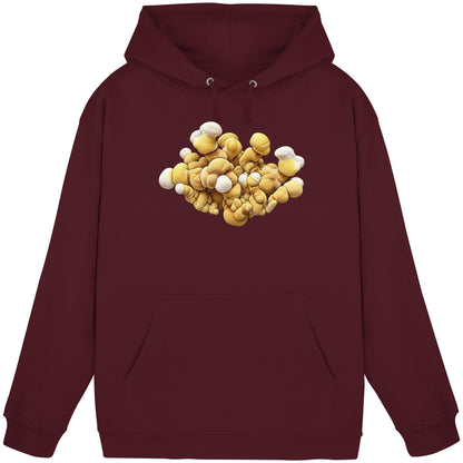 Antler Reishi – Hoodie für Männer und Frauen – Burgundy – Produktansicht