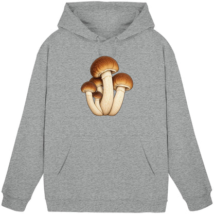 Pioppino – Hoodie für Männer und Frauen – Heather Grey – Produktansicht