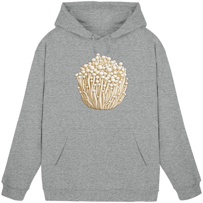 Enoki – Hoodie für Männer und Frauen – Heather Grey – Produktansicht