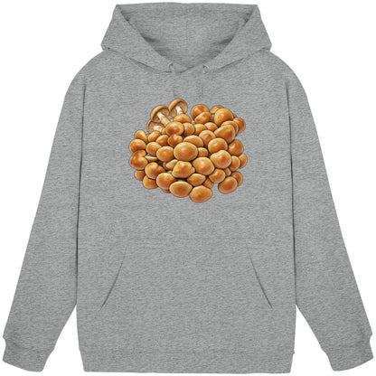 Nameko – Hoodie für Männer und Frauen – Heather Grey – Produktansicht