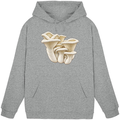 Eichenseitling – Hoodie für Männer und Frauen – Heather Grey – Produktansicht
