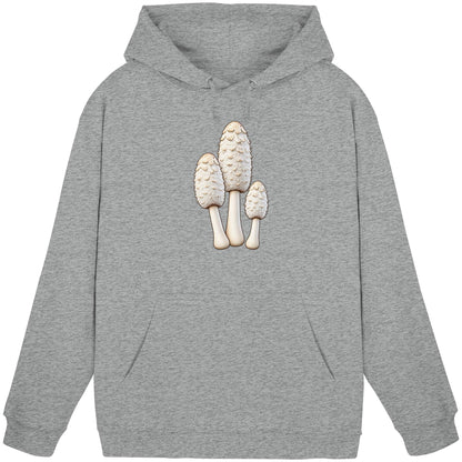 Schopftintling – Hoodie für Männer und Frauen – Heather Grey – Produktansicht
