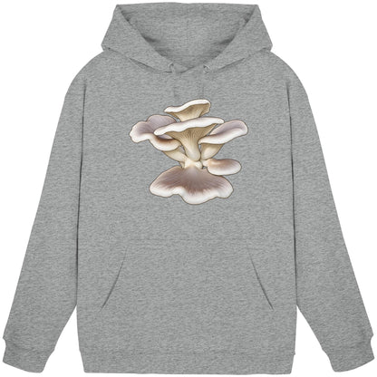 Estragonseitling – Hoodie für Männer und Frauen – Heather Grey – Produktansicht