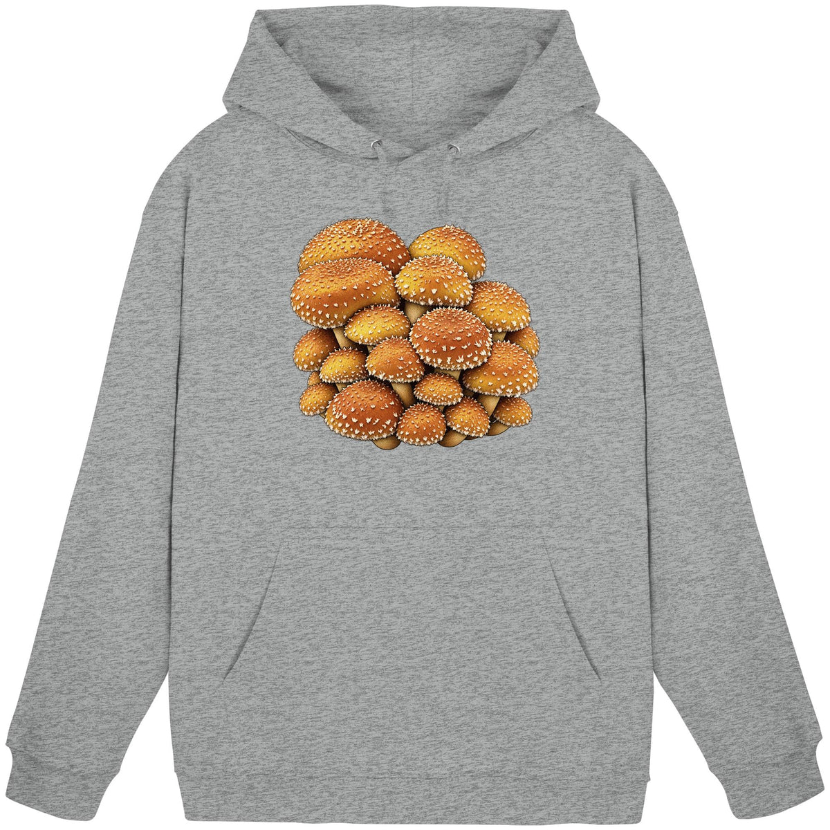 Chestnut – Hoodie für Männer und Frauen – Heather Grey – Produktansicht