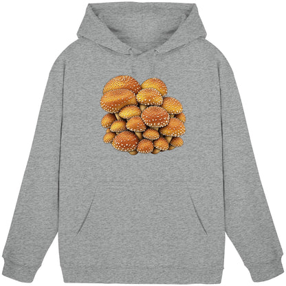 Chestnut – Hoodie für Männer und Frauen – Heather Grey – Produktansicht
