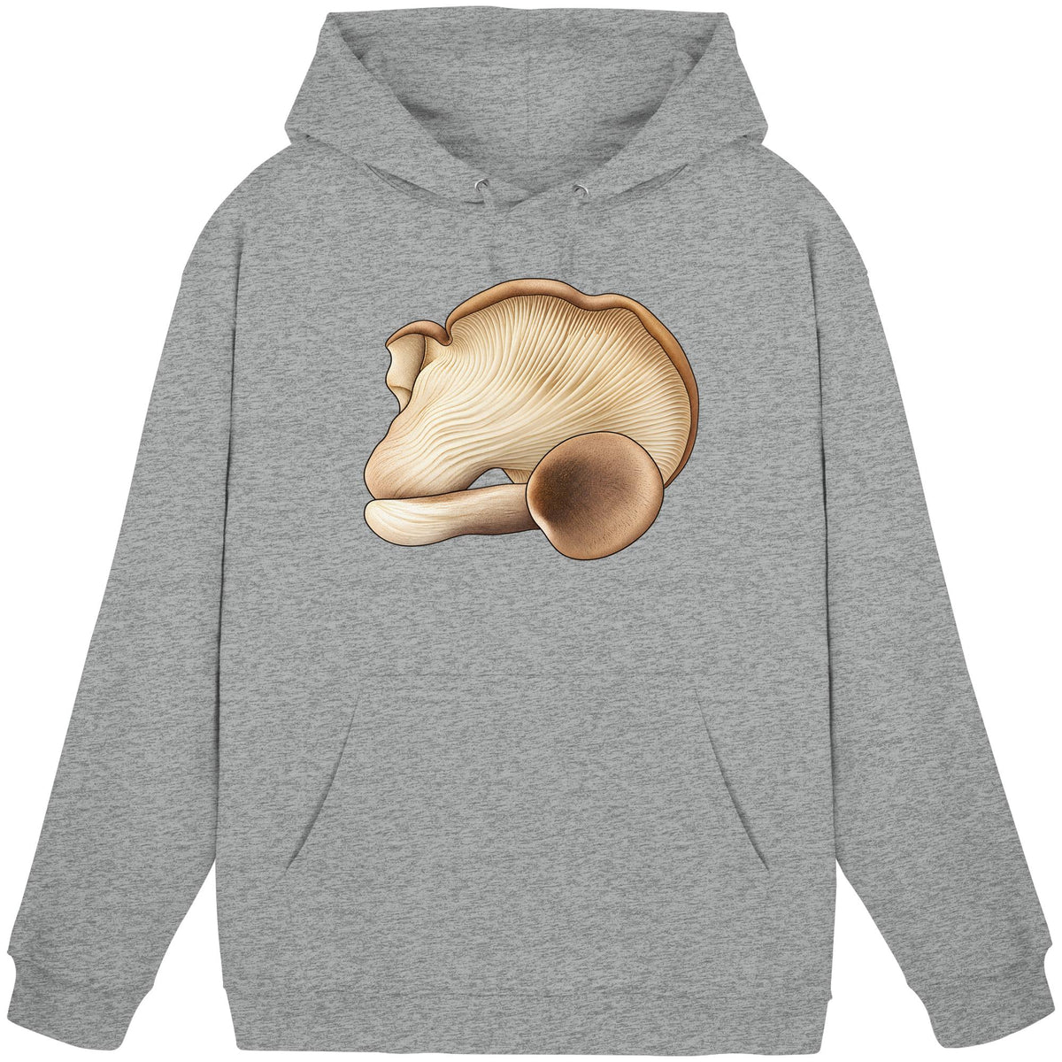 Abalone – Hoodie für Männer und Frauen – Heather Grey – Produktansicht