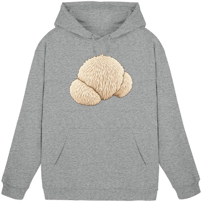 Igelstachelbart – Hoodie für Männer und Frauen – Heather Grey – Produktansicht