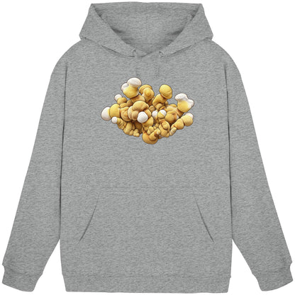 Antler Reishi – Hoodie für Männer und Frauen – Heather Grey – Produktansicht