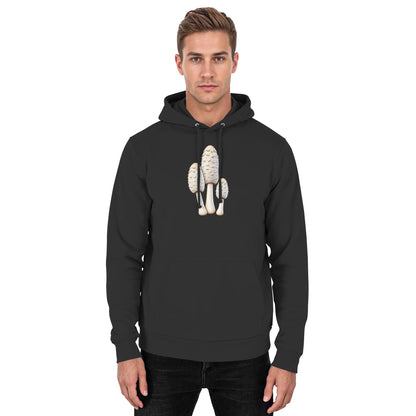 Schopftintling – Hoodie für Männer und Frauen – Jet Black – Model Mann