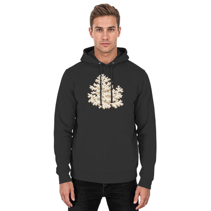 Ästiger Stachelbart – Hoodie für Männer und Frauen – Jet Black – Model Mann