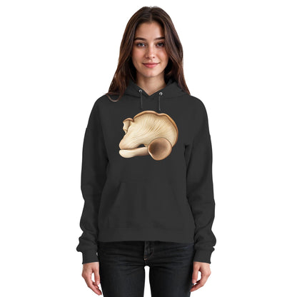 Abalone – Hoodie für Männer und Frauen – Jet Black – Model Frau