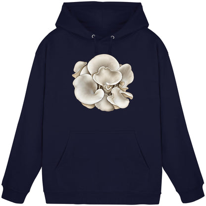 Wilder Lungenseitling – Hoodie für Männer und Frauen – Oxford Navy – Produktansicht