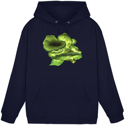 Leuchtpilz – Hoodie für Männer und Frauen – Oxford Navy – Produktansicht