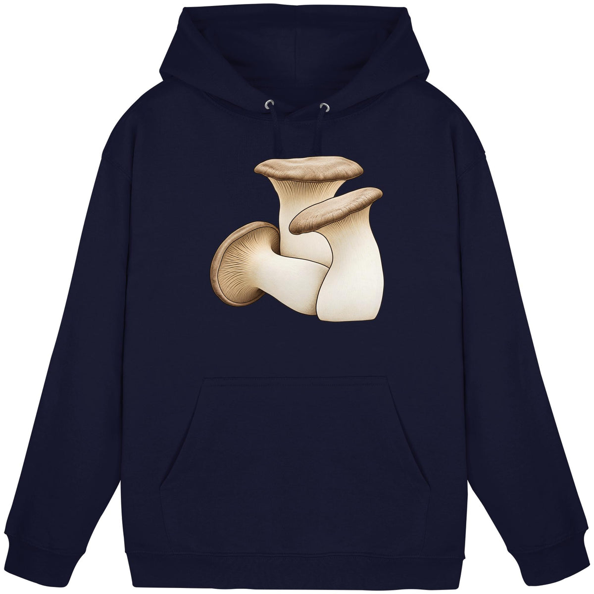 Kräuterseitling – Hoodie für Männer und Frauen – Oxford Navy – Produktansicht