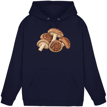 Shiitake – Hoodie für Männer und Frauen – Oxford Navy – Produktansicht