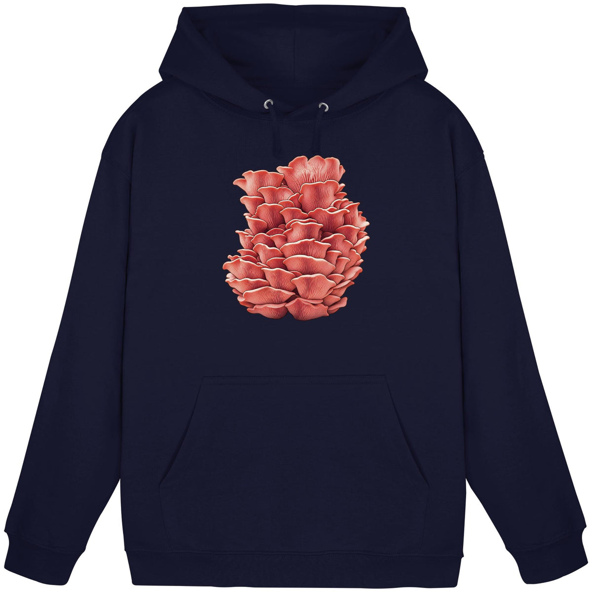 Rosenseitling – Hoodie für Männer und Frauen – Oxford Navy – Produktansicht