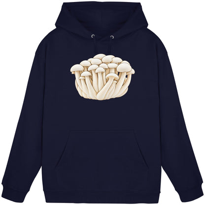 Weißer Shimeji – Hoodie für Männer und Frauen – Oxford Navy – Produktansicht