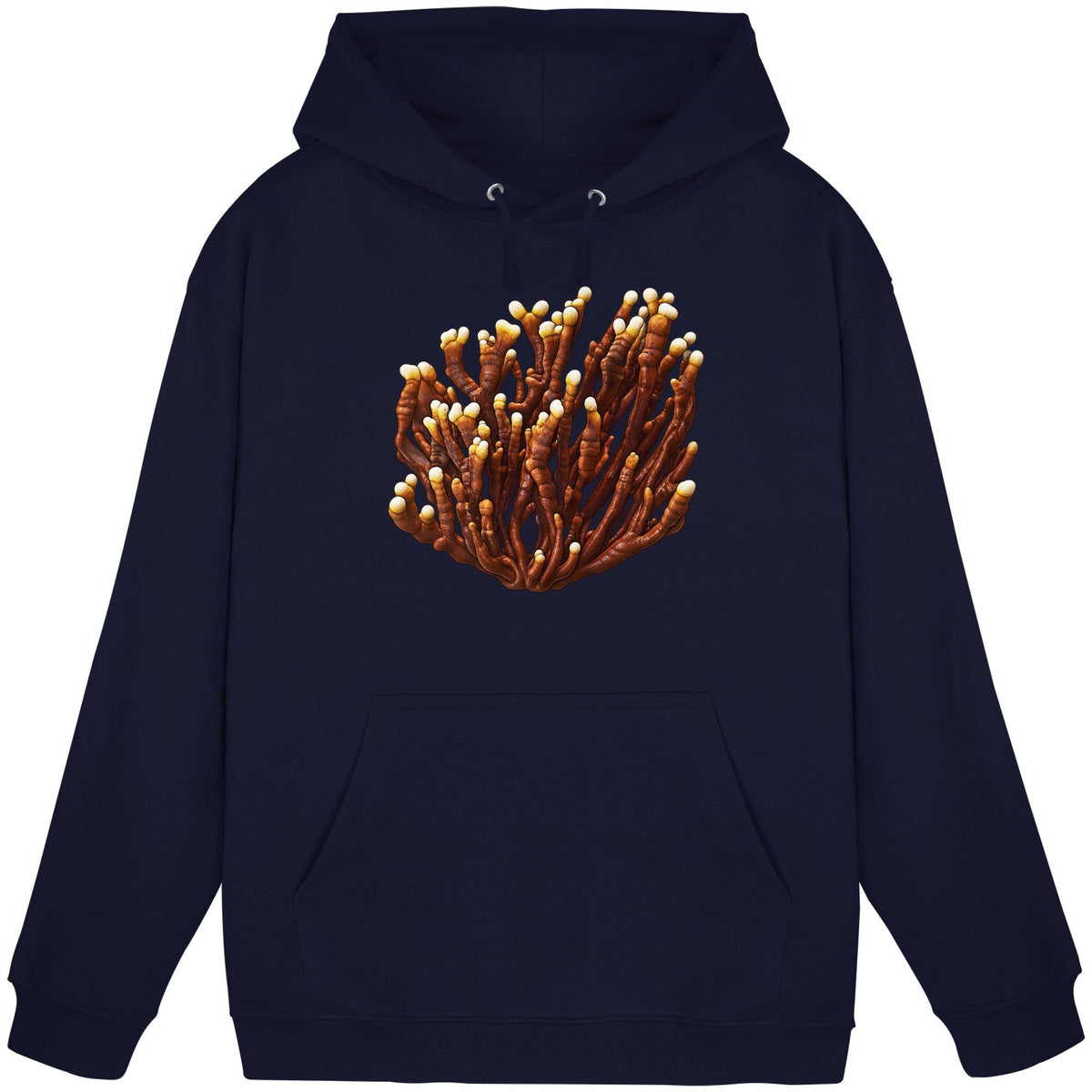 Reishi – Hoodie für Männer und Frauen – Oxford Navy – Produktansicht