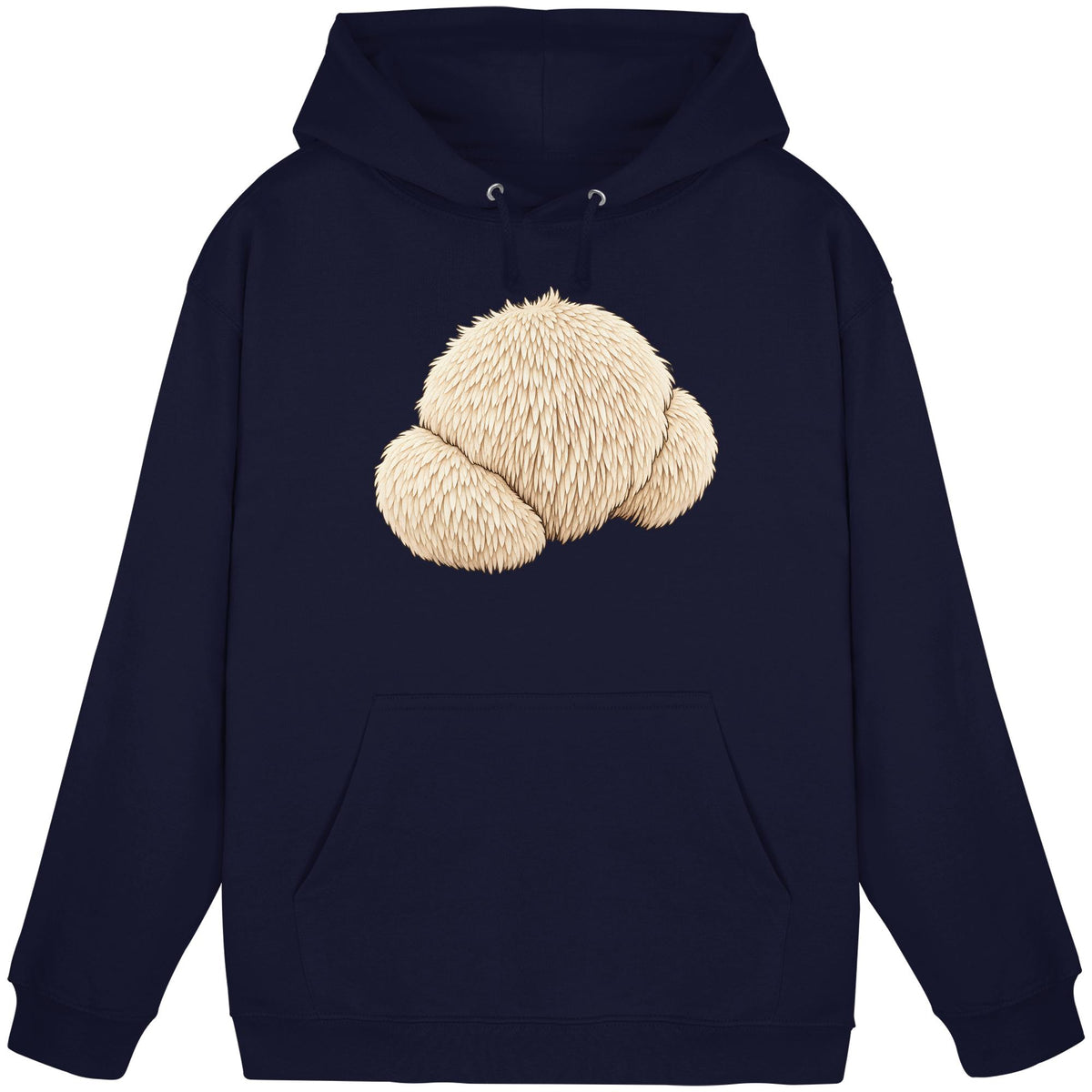 Igelstachelbart – Hoodie für Männer und Frauen – Oxford Navy – Produktansicht