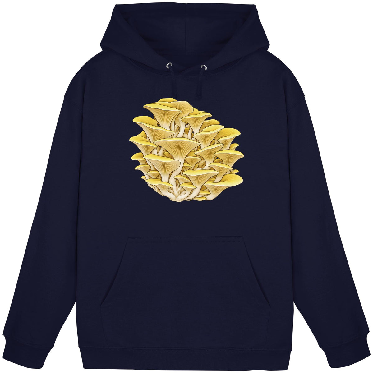 Limonenseitling – Hoodie für Männer und Frauen – Oxford Navy – Produktansicht