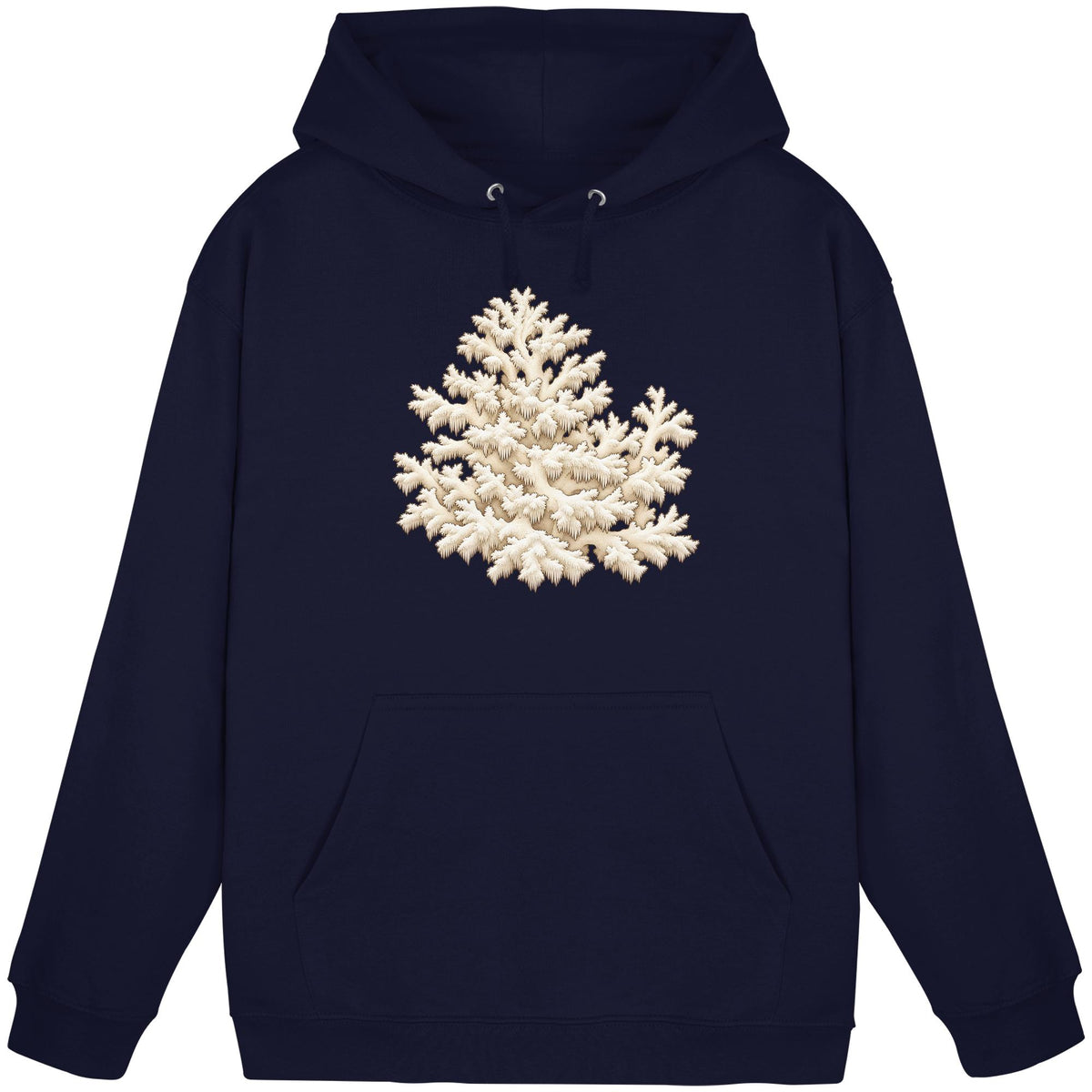 Ästiger Stachelbart – Hoodie für Männer und Frauen – Oxford Navy – Produktansicht