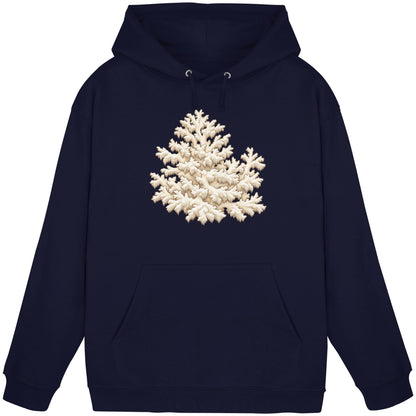Ästiger Stachelbart – Hoodie für Männer und Frauen – Oxford Navy – Produktansicht
