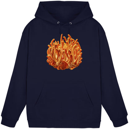 Puppenkernkeule – Hoodie für Männer und Frauen – Oxford Navy – Produktansicht