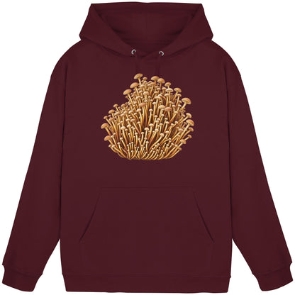 Knoblauchschwindling Hoodie – Bordeaux – Produktansicht