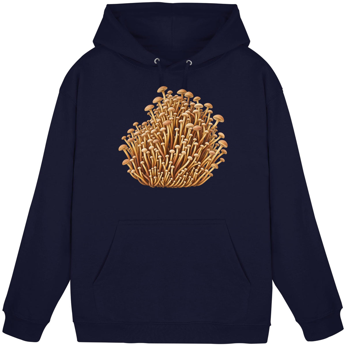 Knoblauchschwindling Hoodie – Navy – Produktansicht