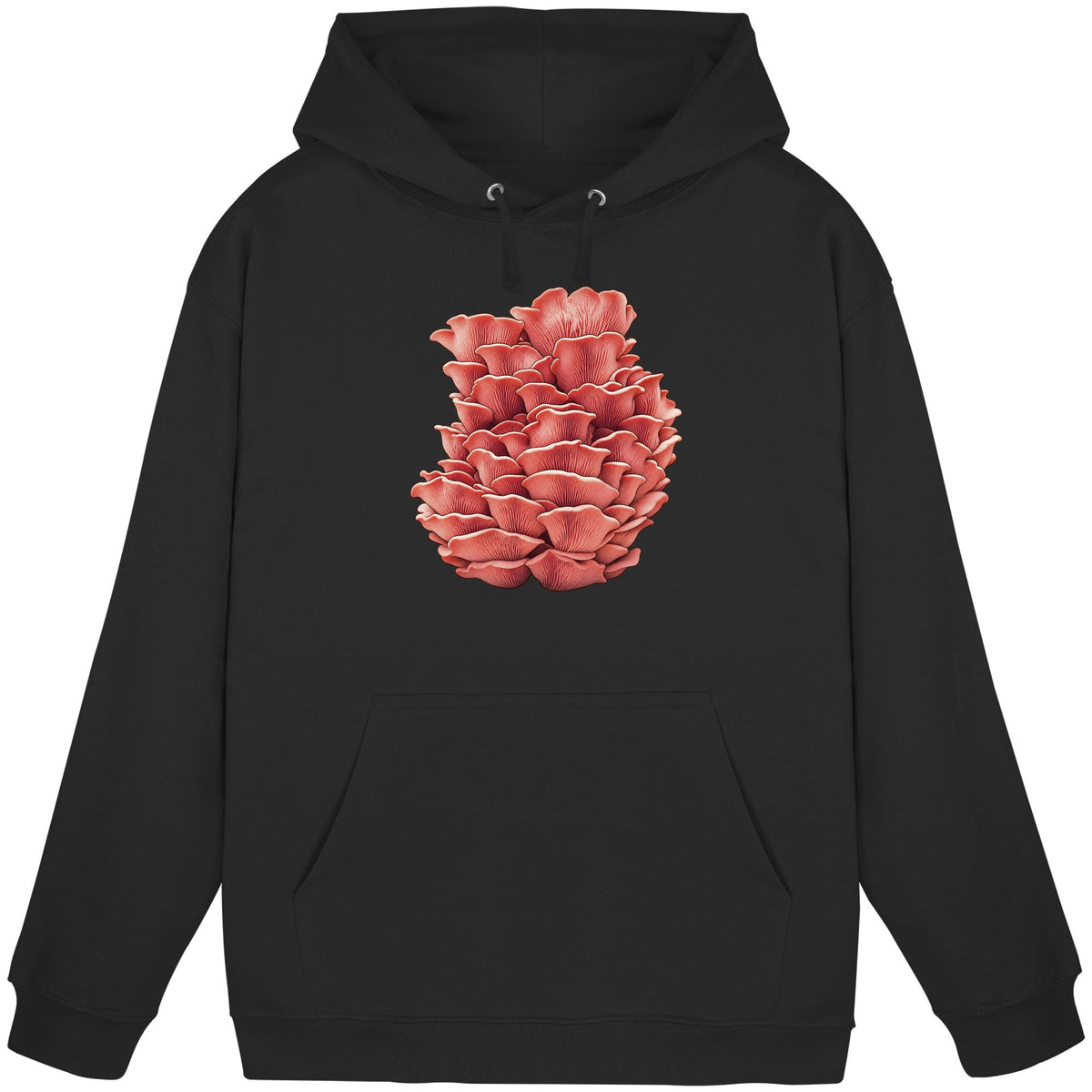 Rosenseitling – Hoodie für Männer und Frauen – Schwarz